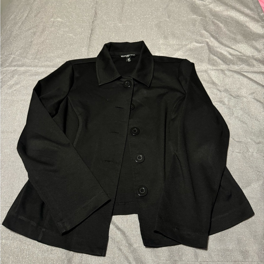 Briggs New York Black Blazer Tailored Suit Jacket